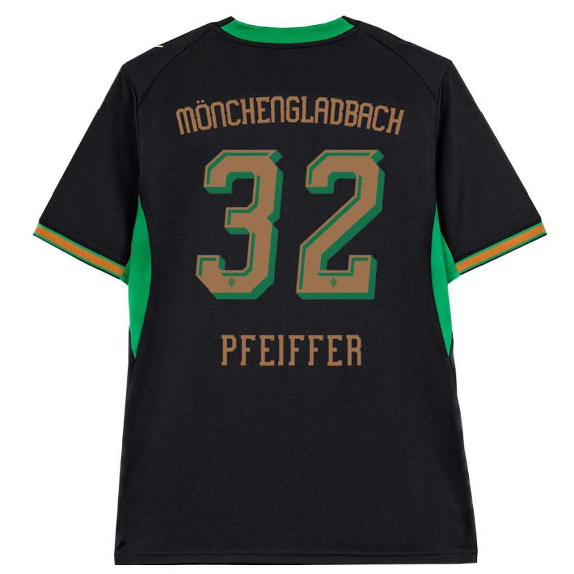 Danxen Pánské Tim Pfeiffer #32 Černá Oranžová Zelená Hnědá Daleko Hráčské Dresy 2026/27 Dres