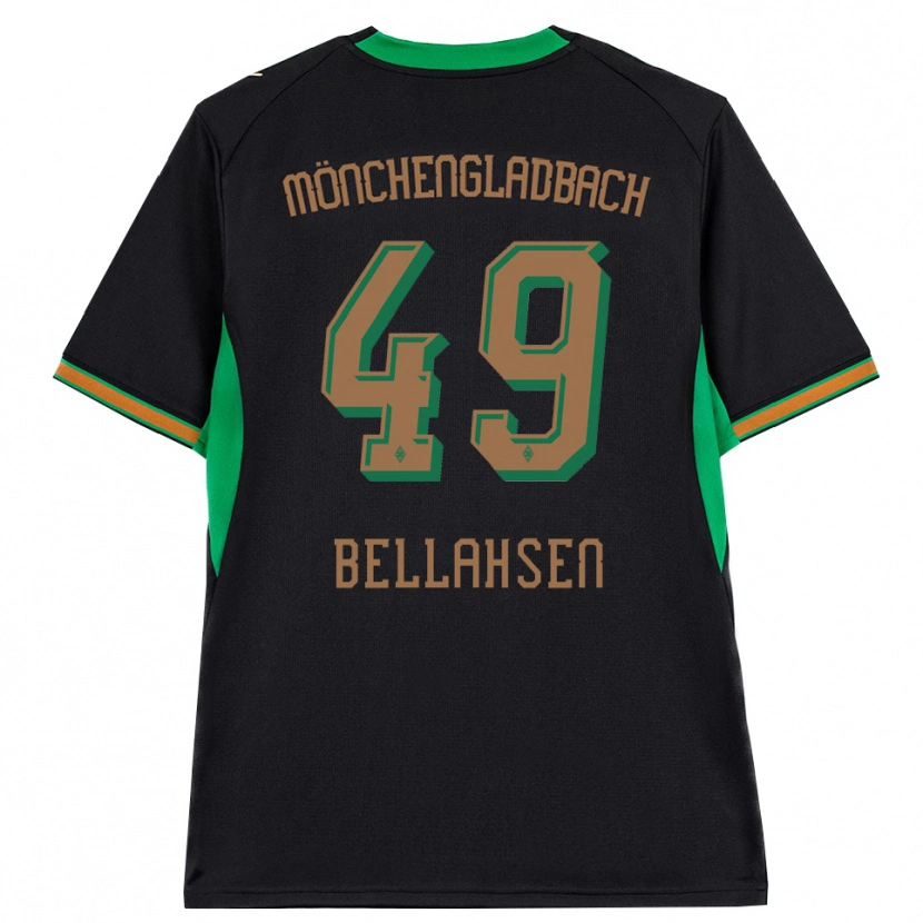 Danxen Pánské Joseph Bellahsen #49 Černá Oranžová Zelená Hnědá Daleko Hráčské Dresy 2026/27 Dres