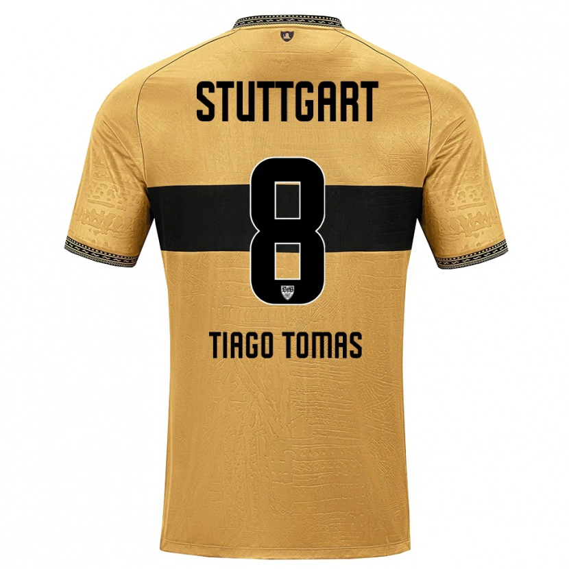 Danxen Pánské Tiago Tomás #8 Hnědá Černá Bílá Daleko Hráčské Dresy 2026/27 Dres