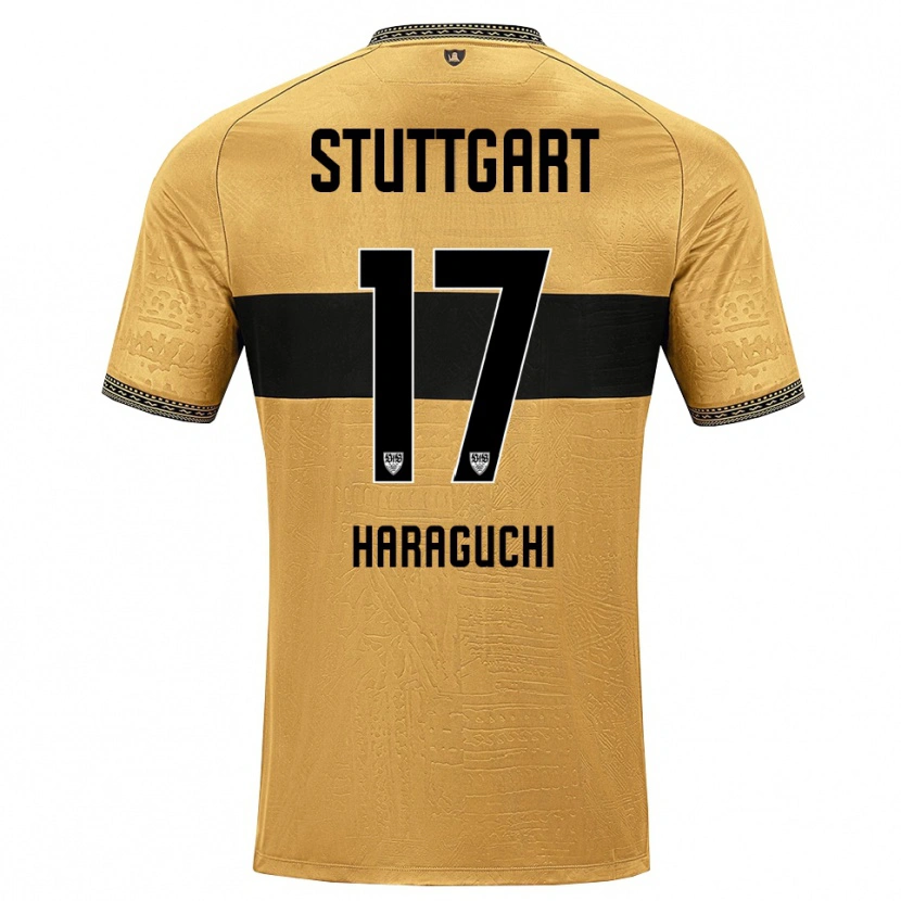 Danxen Pánské Genki Haraguchi #17 Hnědá Černá Bílá Daleko Hráčské Dresy 2026/27 Dres