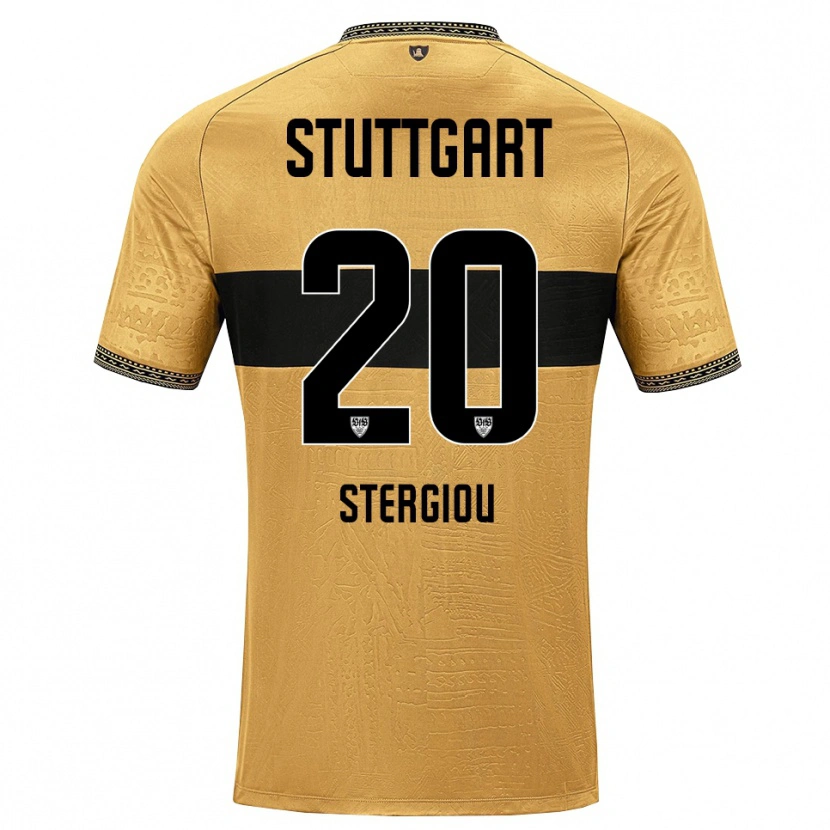 Danxen Pánské Leonidas Stergiou #20 Hnědá Černá Bílá Daleko Hráčské Dresy 2026/27 Dres