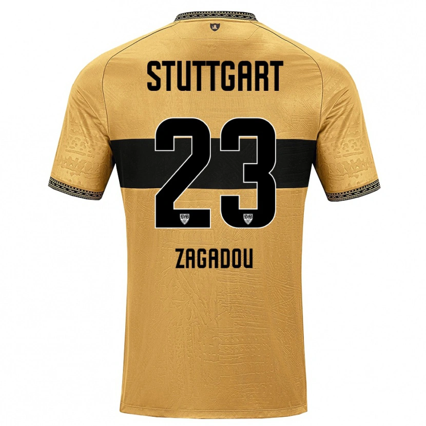 Danxen Pánské Dan-Axel Zagadou #23 Hnědá Černá Bílá Daleko Hráčské Dresy 2026/27 Dres