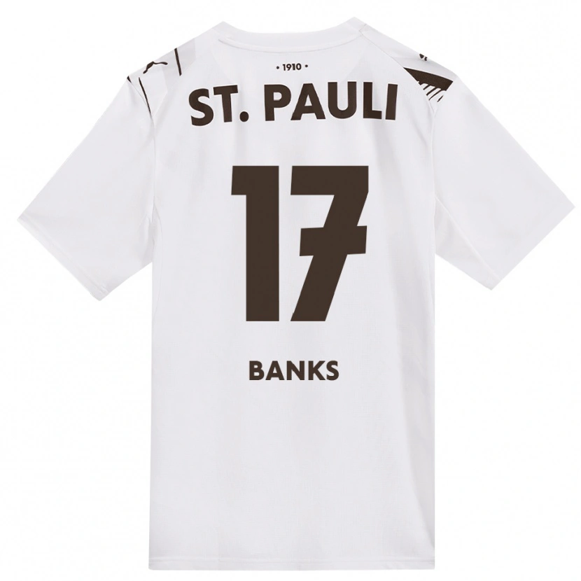 Danxen Pánské Scott Banks #17 Káva Bílá Červená Daleko Hráčské Dresy 2026/27 Dres