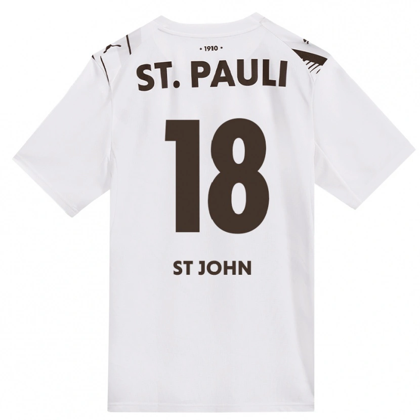 Danxen Pánské Rawley St. John #18 Káva Bílá Červená Daleko Hráčské Dresy 2026/27 Dres