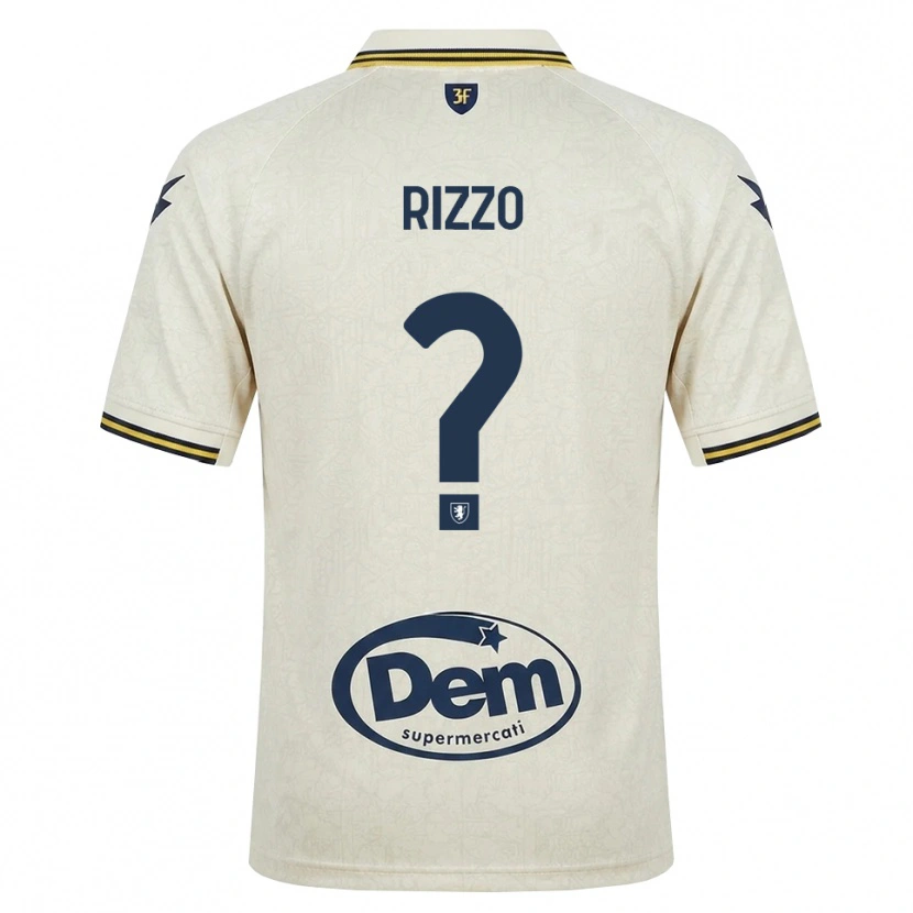 Danxen Pánské Cristiano Rizzo #0 Oldlace Žlutá Černá Daleko Hráčské Dresy 2026/27 Dres