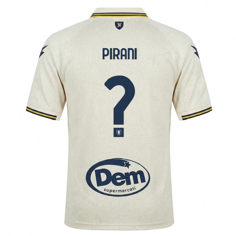 Danxen Pánské Simone Pirani #0 Oldlace Žlutá Černá Daleko Hráčské Dresy 2026/27 Dres