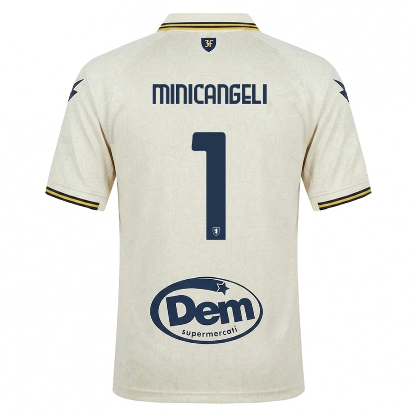 Danxen Pánské Francesco Minicangeli #1 Oldlace Žlutá Černá Daleko Hráčské Dresy 2026/27 Dres