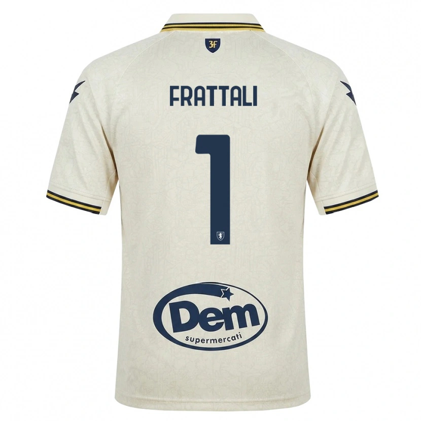 Danxen Pánské Pierluigi Frattali #1 Oldlace Žlutá Černá Daleko Hráčské Dresy 2026/27 Dres