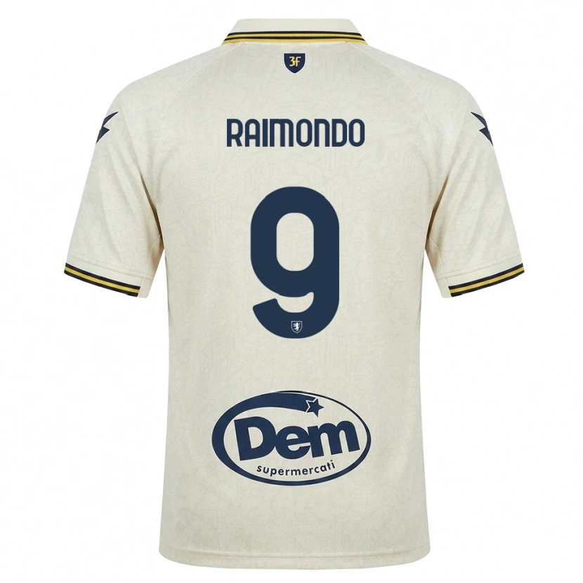 Danxen Pánské Antonio Raimondo #9 Oldlace Žlutá Černá Daleko Hráčské Dresy 2026/27 Dres