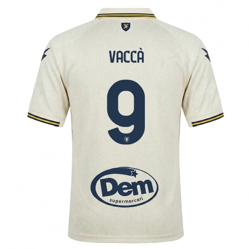 Danxen Pánské Antonio Vaccà #9 Oldlace Žlutá Černá Daleko Hráčské Dresy 2026/27 Dres