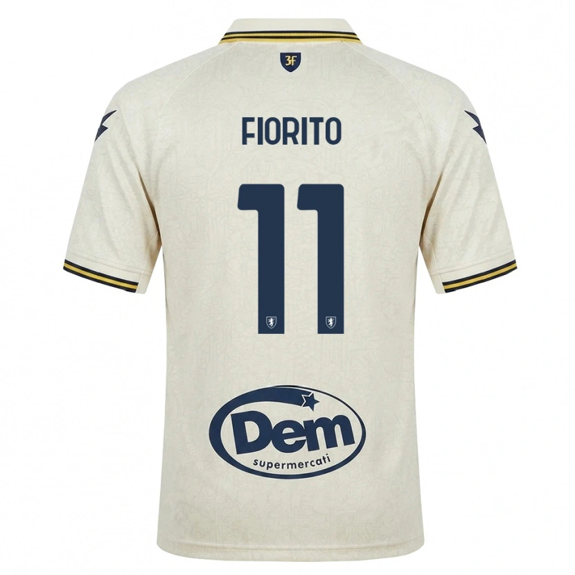 Danxen Pánské Loris Fiorito #11 Oldlace Žlutá Černá Daleko Hráčské Dresy 2026/27 Dres