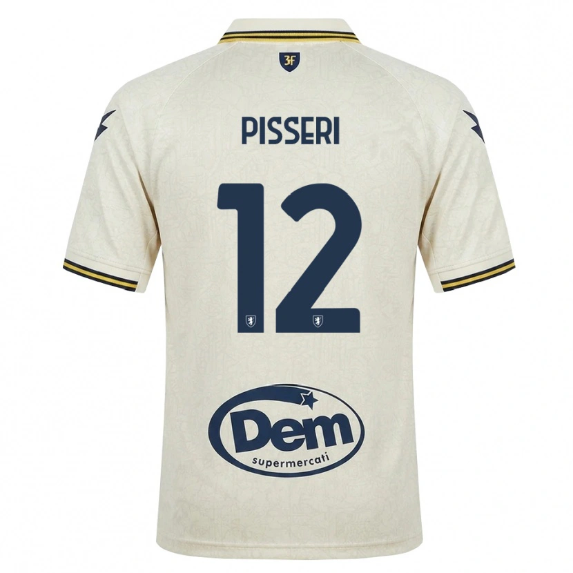 Danxen Pánské Matteo Pisseri #12 Oldlace Žlutá Černá Daleko Hráčské Dresy 2026/27 Dres