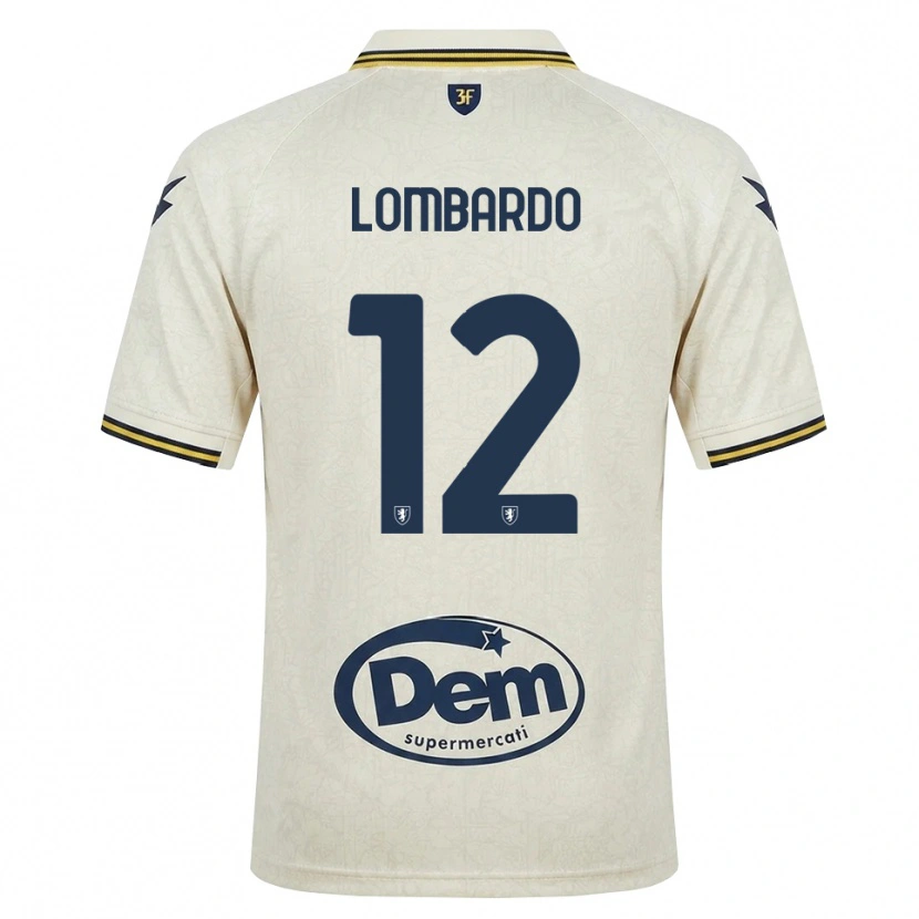 Danxen Pánské Alessandro Lombardo #12 Oldlace Žlutá Černá Daleko Hráčské Dresy 2026/27 Dres