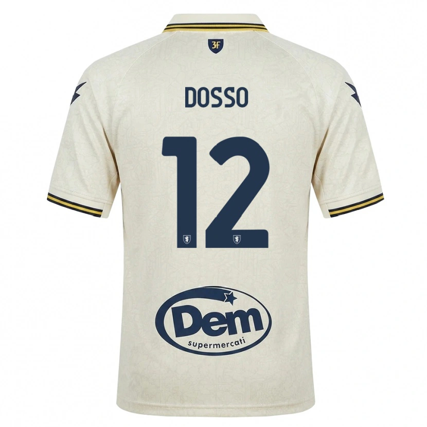 Danxen Pánské Aboubaka Dosso #12 Oldlace Žlutá Černá Daleko Hráčské Dresy 2026/27 Dres