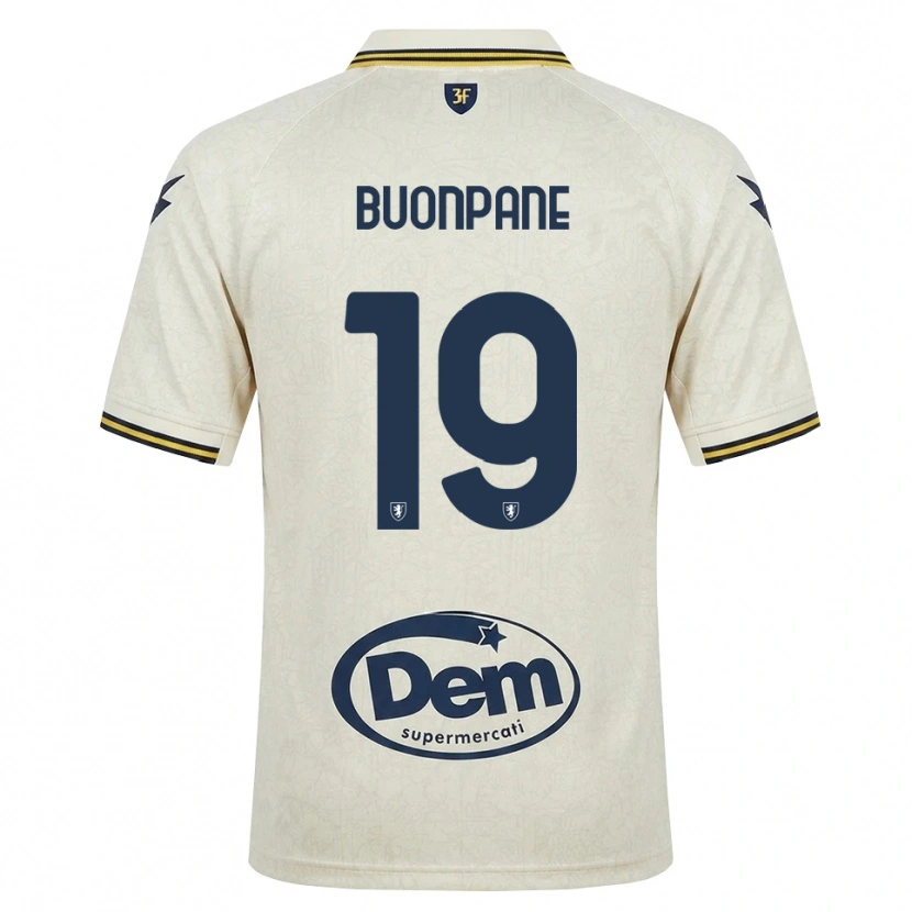 Danxen Pánské Davide Buonpane #19 Oldlace Žlutá Černá Daleko Hráčské Dresy 2026/27 Dres