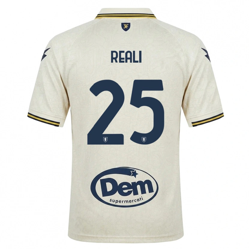 Danxen Pánské Tommaso Reali #25 Oldlace Žlutá Černá Daleko Hráčské Dresy 2026/27 Dres