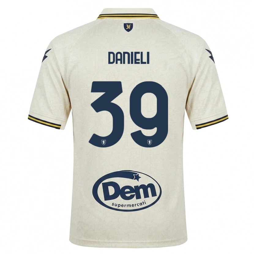 Danxen Pánské Alessio Danieli #39 Oldlace Žlutá Černá Daleko Hráčské Dresy 2026/27 Dres