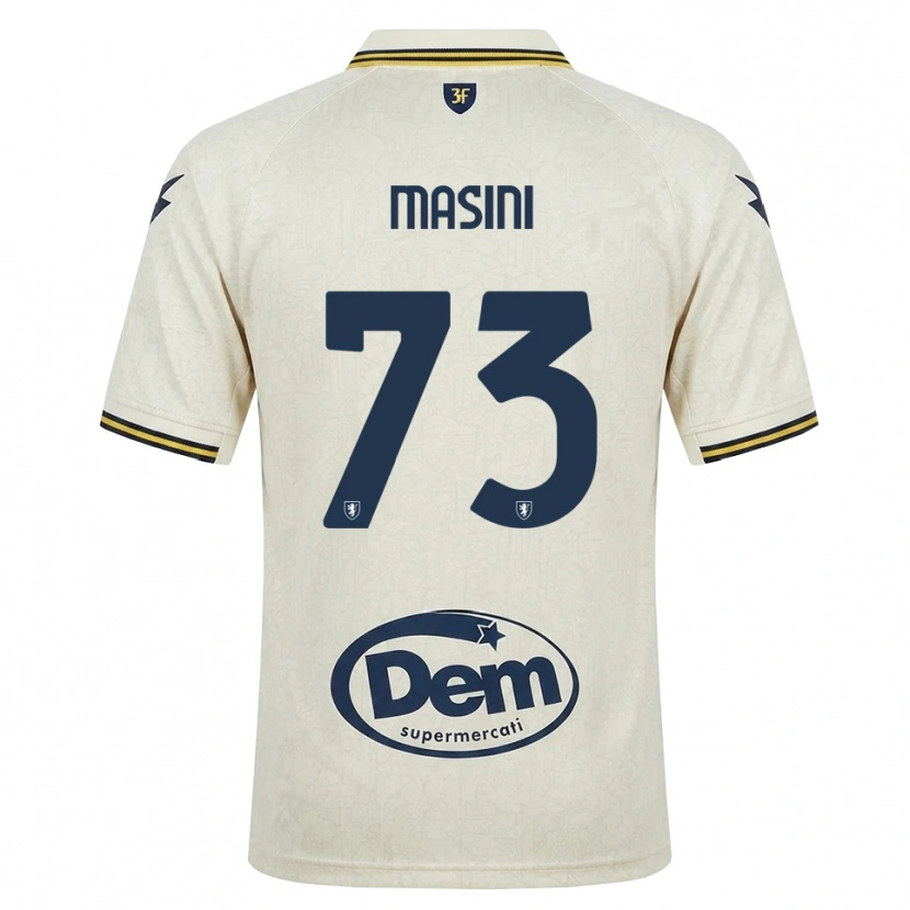 Danxen Pánské Patrizio Masini #73 Oldlace Žlutá Černá Daleko Hráčské Dresy 2026/27 Dres