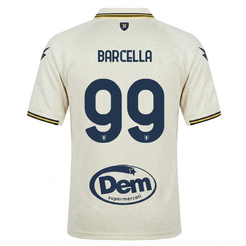 Danxen Pánské Kevin Barcella #99 Oldlace Žlutá Černá Daleko Hráčské Dresy 2026/27 Dres