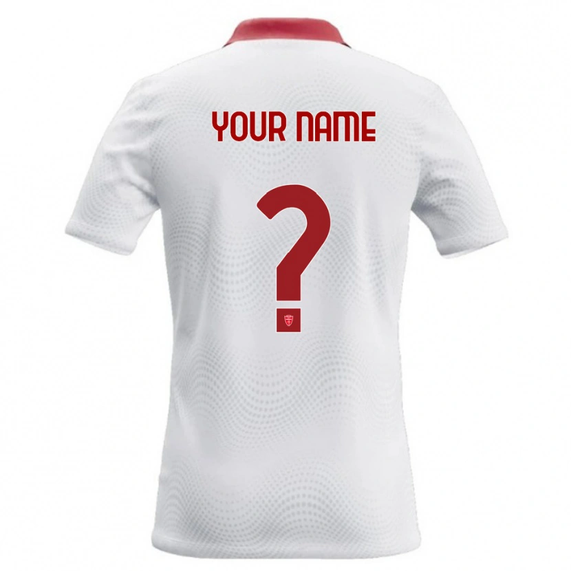 Danxen Pánské Tvé Jméno #0 Bílá Červená Daleko Hráčské Dresy 2026/27 Dres
