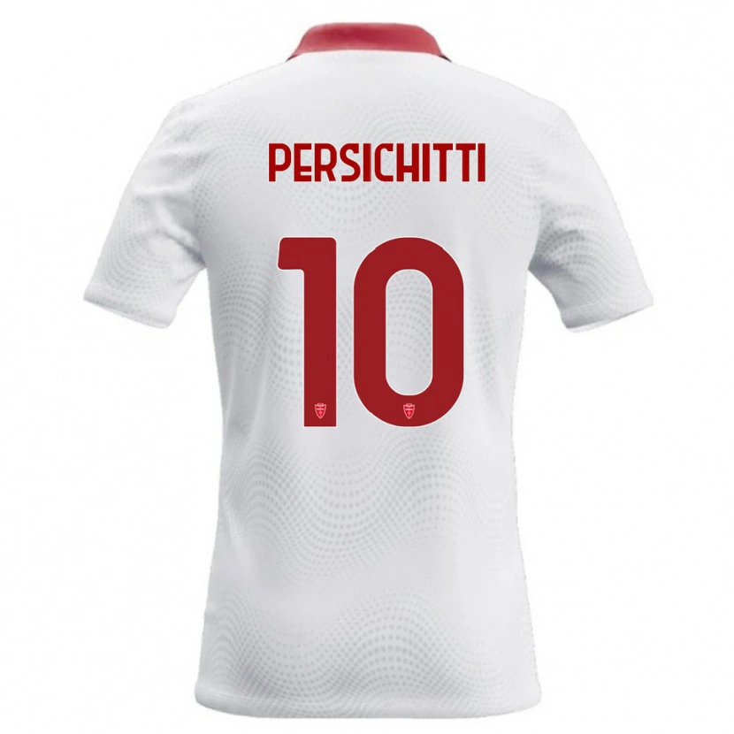 Danxen Pánské Matteo Persichitti #10 Bílá Červená Daleko Hráčské Dresy 2026/27 Dres
