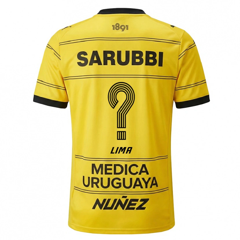 Danxen Pánské Jhonatan Lima #0 Žlutá Černá Daleko Hráčské Dresy 2026/27 Dres
