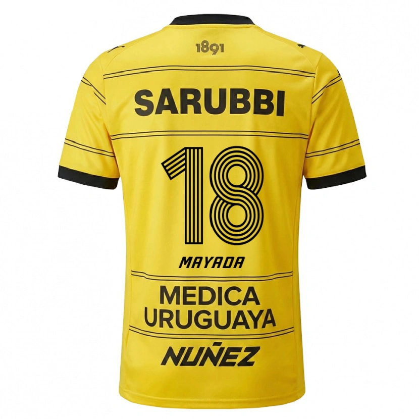 Danxen Pánské Camilo Mayada #18 Žlutá Černá Daleko Hráčské Dresy 2026/27 Dres