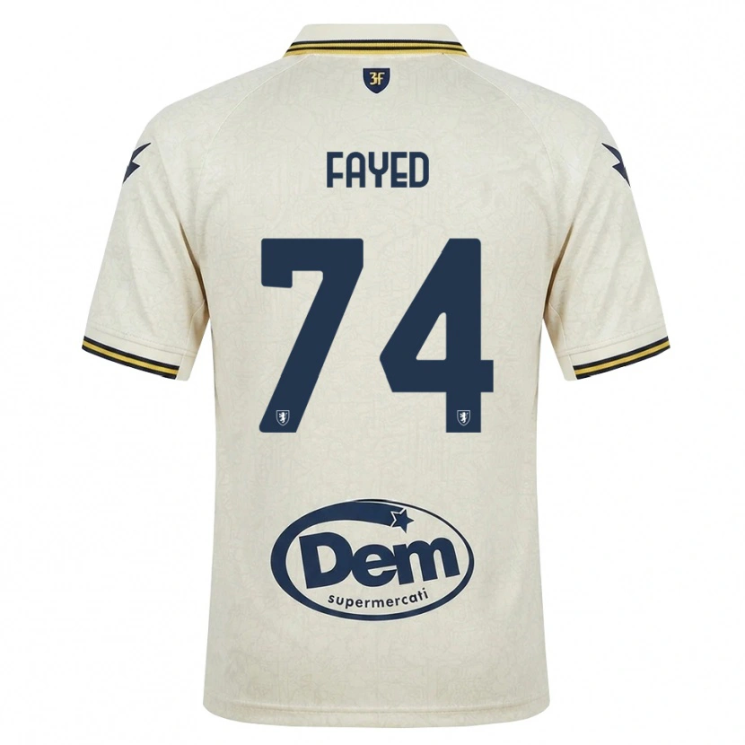 Danxen Pánské Omar Fayed #74 Oldlace Žlutá Černá Daleko Hráčské Dresy 2026/27 Dres
