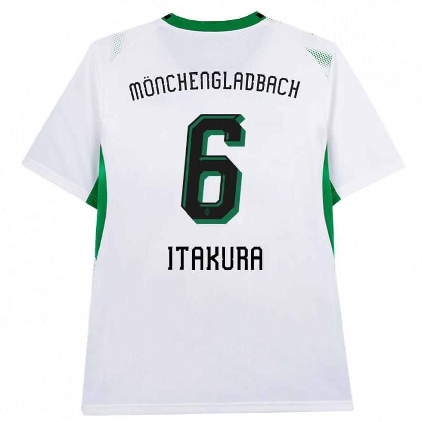 Danxen Dámské Ko Itakura #6 Bílá Černá Zelená Domů Hráčské Dresy 2026/27 Dres