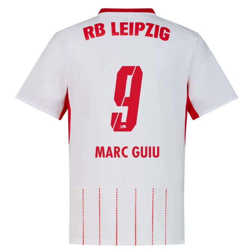 Danxen Dámské Marc Guiu #9 Červená Bílá Žlutá Domů Hráčské Dresy 2026/27 Dres