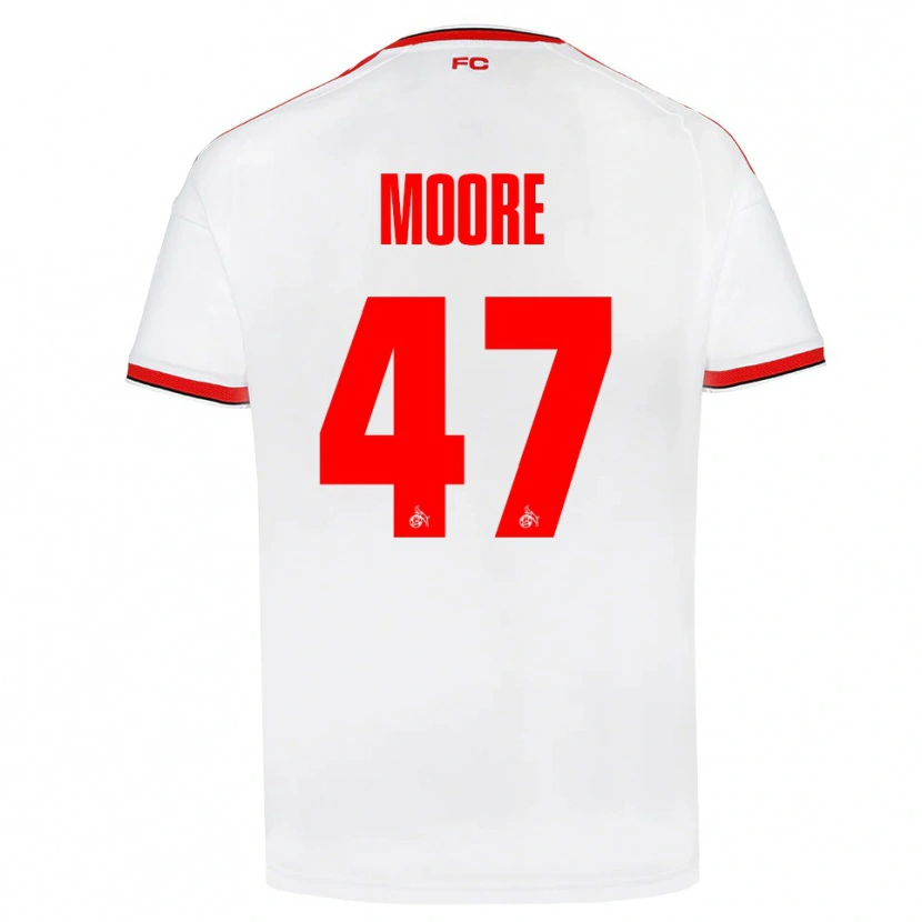 Danxen Dámské Mikey Moore #47 Bílá Červená Černá Domů Hráčské Dresy 2026/27 Dres