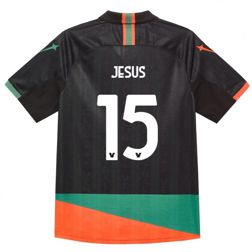 Danxen Dámské Juan Jesus #15 Černá Oranžová Zelená Domů Hráčské Dresy 2026/27 Dres