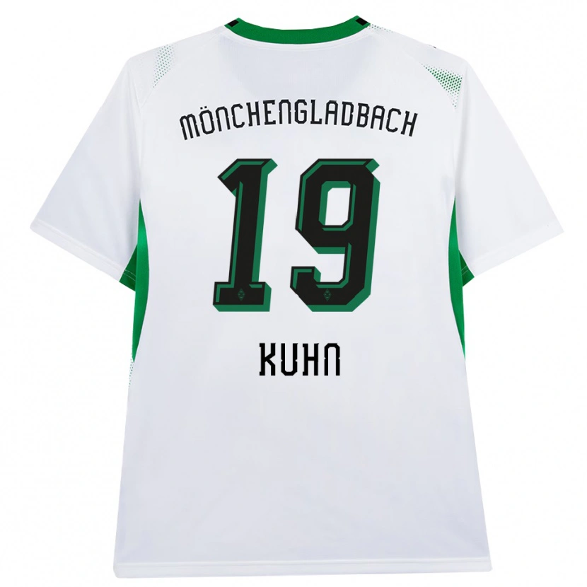 Danxen Dámské Nicolas Kühn #19 Bílá Černá Zelená Domů Hráčské Dresy 2026/27 Dres