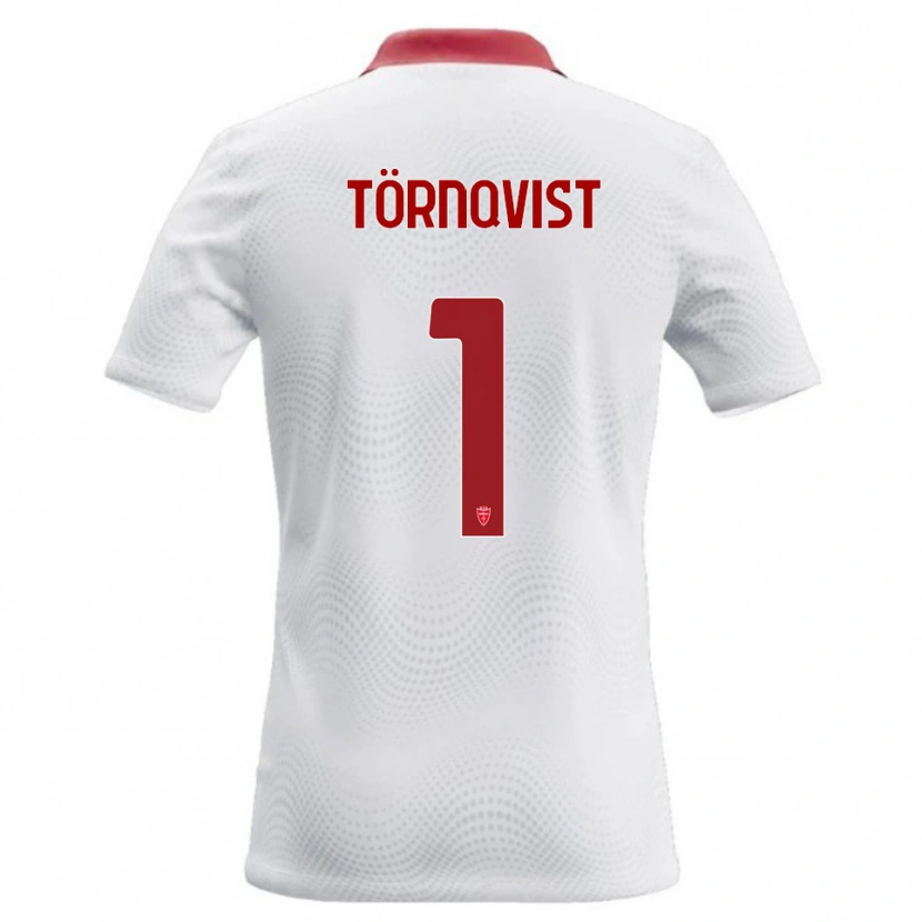 Danxen Dámské Noel Törnqvist #1 Bílá Červená Daleko Hráčské Dresy 2026/27 Dres