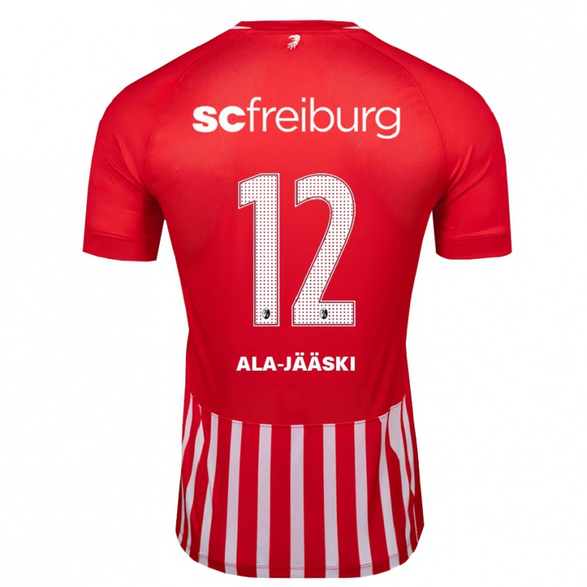 Danxen Dámské Otso Ala-Jääski #12 Červená Bílá Černá Domů Hráčské Dresy 2026/27 Dres