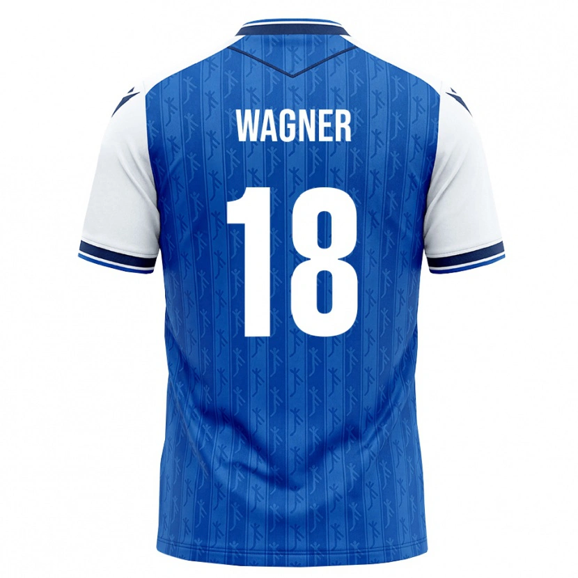 Danxen Dámské Ricardo Wagner #18 Královská Modř Bílá Domů Hráčské Dresy 2026/27 Dres