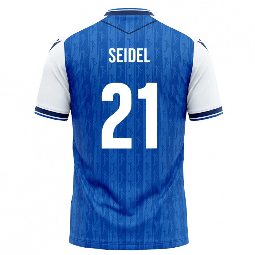 Danxen Dámské Phil Seidel #21 Královská Modř Bílá Domů Hráčské Dresy 2026/27 Dres