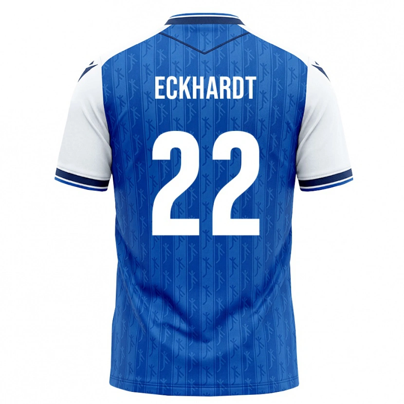 Danxen Dámské Aaron Eckhardt #22 Královská Modř Bílá Domů Hráčské Dresy 2026/27 Dres