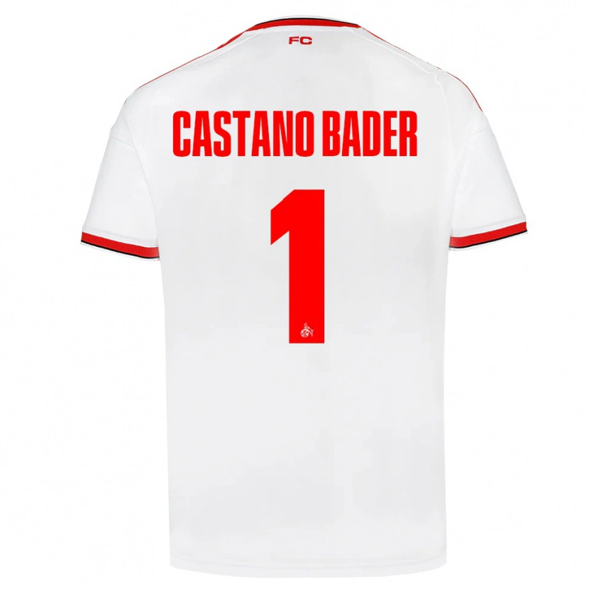 Danxen Dámské Simeon Castano Bader #1 Bílá Červená Černá Domů Hráčské Dresy 2026/27 Dres