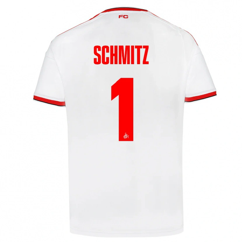 Danxen Dámské Lisa Schmitz #1 Bílá Červená Černá Domů Hráčské Dresy 2026/27 Dres