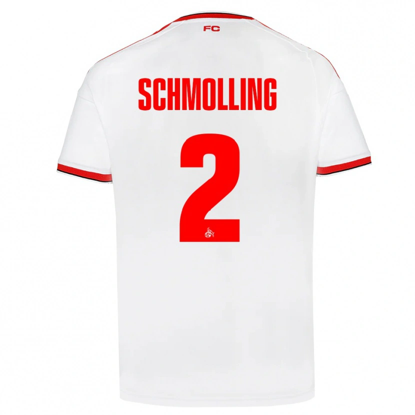 Danxen Dámské Viktor Schmolling #2 Bílá Červená Černá Domů Hráčské Dresy 2026/27 Dres