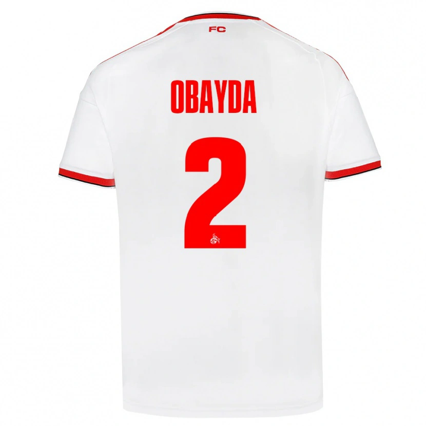 Danxen Dámské Yazan Obayda #2 Bílá Červená Černá Domů Hráčské Dresy 2026/27 Dres