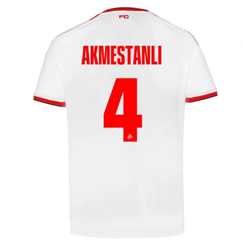 Danxen Dámské Teoman Akmestanli #4 Bílá Červená Černá Domů Hráčské Dresy 2026/27 Dres