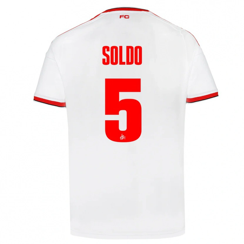 Danxen Dámské Nikola Soldo #5 Bílá Červená Černá Domů Hráčské Dresy 2026/27 Dres