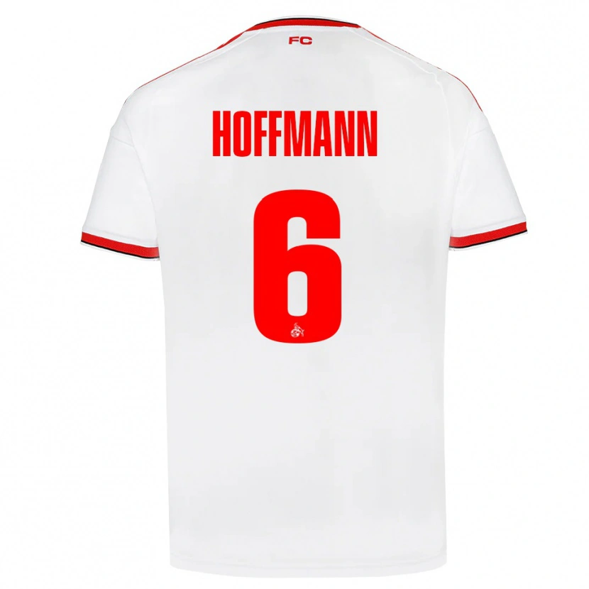 Danxen Dámské Niklas Hoffmann #6 Bílá Červená Černá Domů Hráčské Dresy 2026/27 Dres