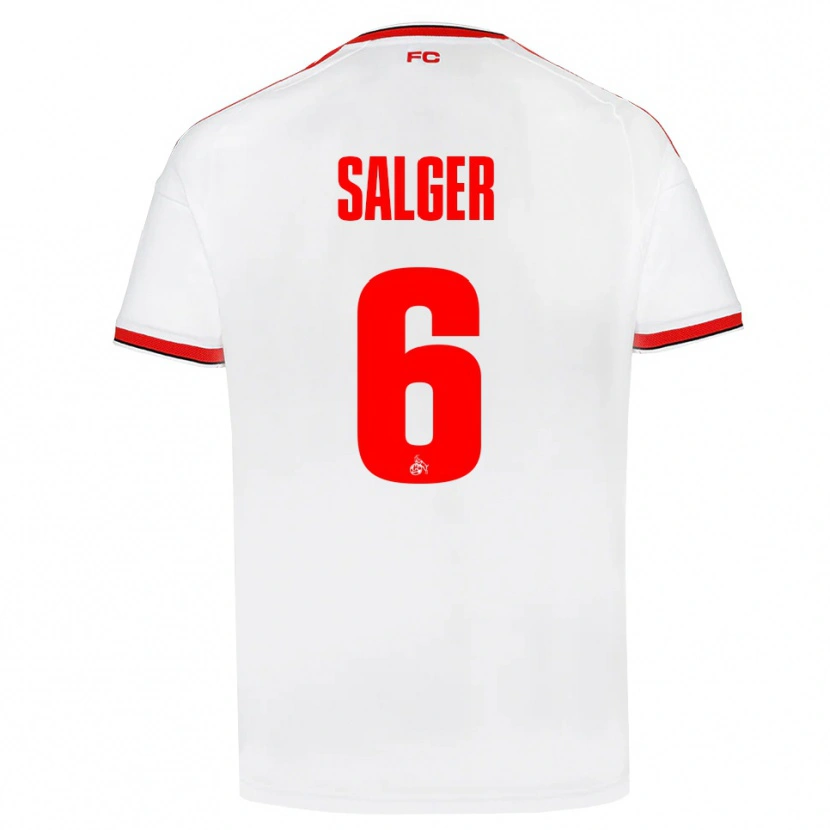 Danxen Dámské Stephan Salger #6 Bílá Červená Černá Domů Hráčské Dresy 2026/27 Dres