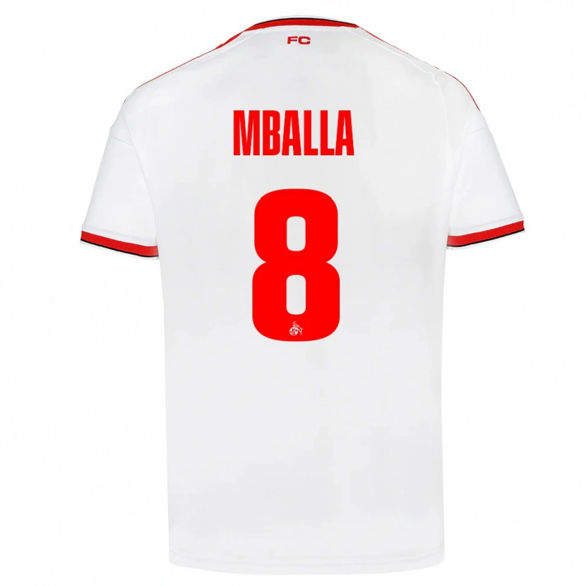 Danxen Dámské Loiks Mballa #8 Bílá Červená Černá Domů Hráčské Dresy 2026/27 Dres