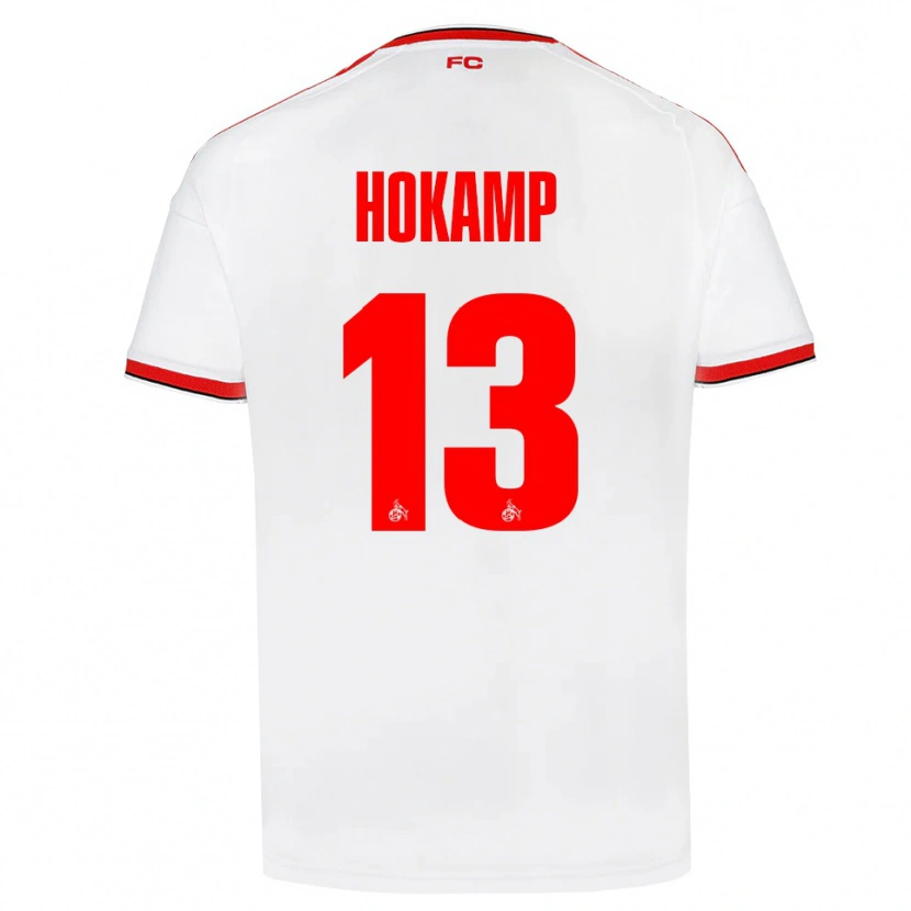Danxen Dámské Merle Hokamp #13 Bílá Červená Černá Domů Hráčské Dresy 2026/27 Dres