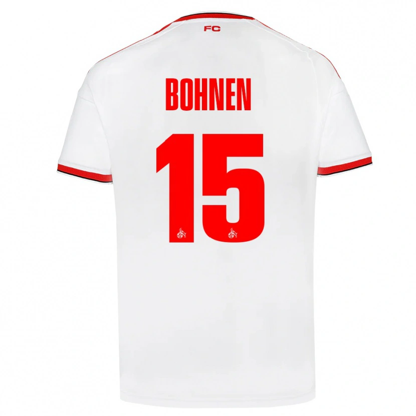 Danxen Dámské Bohnen #15 Bílá Červená Černá Domů Hráčské Dresy 2026/27 Dres