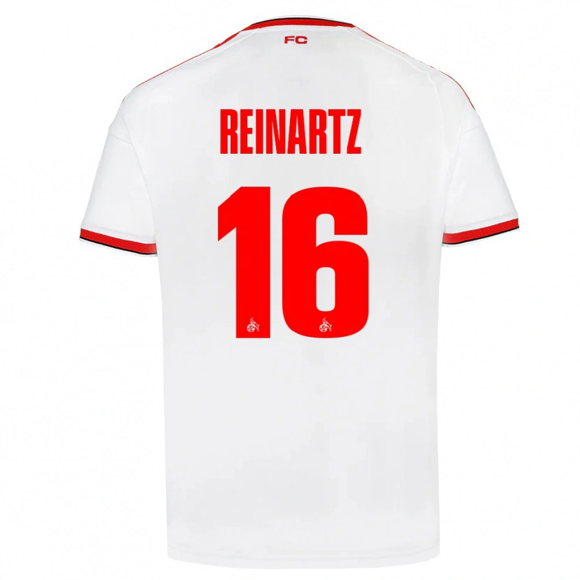 Danxen Dámské Ben Reinartz #16 Bílá Červená Černá Domů Hráčské Dresy 2026/27 Dres